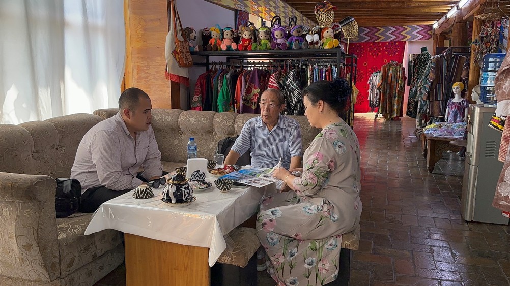 «Yodgorlik Silk Factory» ташкилотига амалга оширилган ташриф